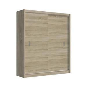 Šatní skříň s posuvnými dveřmi SAPHIRA 203x215 cm dub sonoma MULTI 203 sonoma obraz