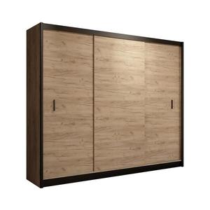 Šatní skříň s posuvnými dveřmi SAPHIRA 250x215 cm dub craft MULTI 250 craft obraz