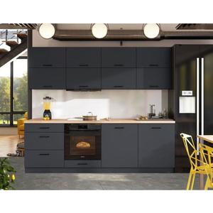 Kuchyňská linka ELISE 240 cm grafit LOFT 240 GRAFIT obraz