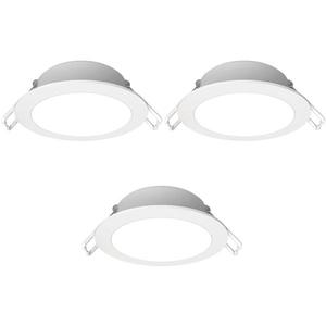 B.V. - SADA 3x LED Koupelnové podhledové svítidlo LED/4, 8W/230V IP65 bílá B10405QA4 obraz
