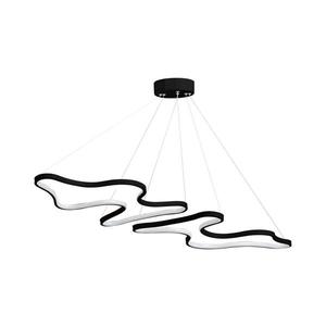 LED Lustr na lanku DUPLE ARTISAN LED/80W/230V 6500K černá 166PRG1238 obraz