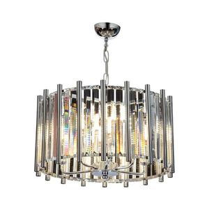 Lustr na řetězu CRYSTALLINE 6xE14/40W/230V lesklý chrom 301AUR1215 obraz