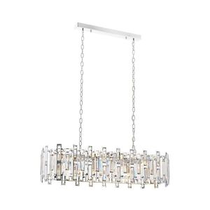 Lustr na řetězu CRYSTALLINE 13xE14/40W/230V lesklý chrom 301AUR1263 obraz