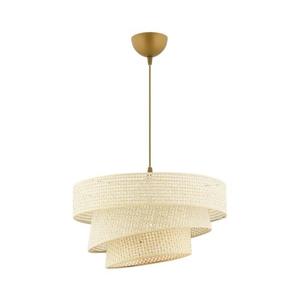Lustr na lanku COUPER 1xE27/60W/230V krémová 390FLH2419 obraz