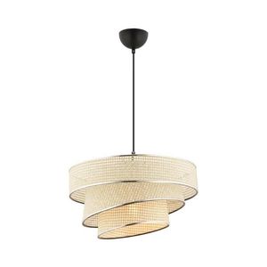 Lustr na lanku COUPER 1xE27/60W/230V krémová/lesklý chrom 390FLH2421 obraz