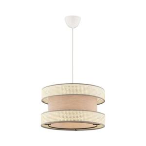 Lustr na lanku HALO 1xE27/60W/230V béžová/krémová 390FLH2466 obraz