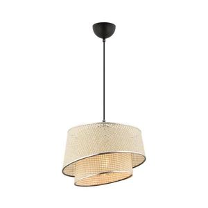 Lustr na lanku BARETTE 1xE27/60W/230V krémová/lesklý chrom 390FLH2486 obraz