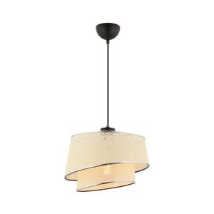 Lustr na lanku BARETTE 1xE27/60W/230V krémová/lesklý chrom 390FLH2494 obraz