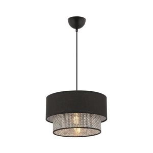 Lustr na lanku ECHO 1xE27/60W/230V černá/šedá 390FLH2508 obraz