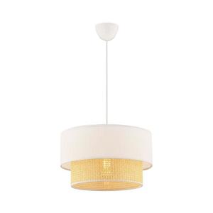 Lustr na lanku ECHO 1xE27/60W/230V krémová/béžová 390FLH2513 obraz