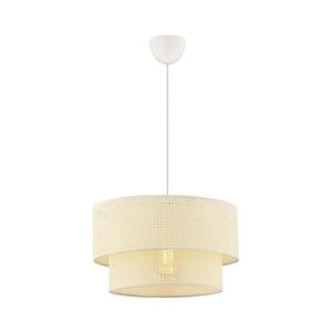 Lustr na lanku ECHO 1xE27/60W/230V krémová 390FLH2514 obraz