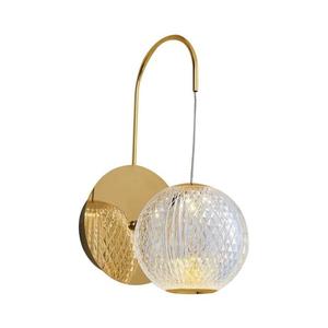 LED Nástěnná lampa CREMONA LED/5W/230V 3000K zlatá 414LRC1390 obraz
