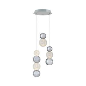 LED Lustr na lanku CREMONA LED/17W/230V 3000K matný chrom 414LRC1391 obraz