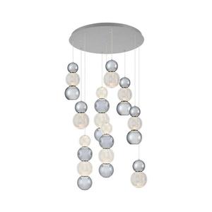 LED Lustr na lanku CREMONA LED/51W/230V 3000K matný chrom 414LRC1399 obraz