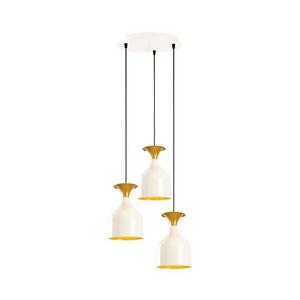 Lustr na lanku SIVANI 3xE27/40W/230V bílá/měděná 536NTD1144 obraz