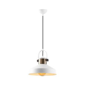 Lustr na lanku DODO 1xE27/40W/230V bílá/bronzová 584TTM1118 obraz