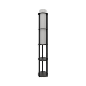 Stojací lampa s poličkami NOTO 1xE27/40W/230V černá 666PTR1113 obraz