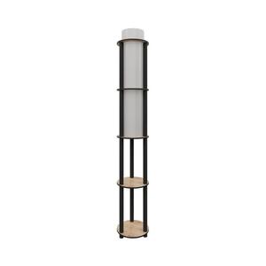 Stojací lampa s poličkami NOTO 1xE27/40W/230V béžová/černá 666PTR1114 obraz