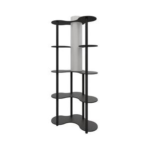 Stojací lampa s poličkami NOTO 1xE27/40W/230V černá 666PTR1115 obraz