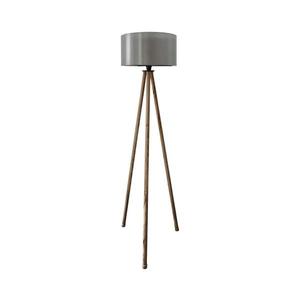 Stojací lampa AYD 1xE27/40W/230V hnědá/šedá 666PTR1127 obraz