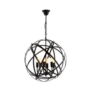 Lustr na řetězu IRONBALL 6xE27/40W/230V černá 683AVN1394 obraz