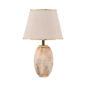 Stolní lampa RAMZES 1xE27/40W/230V krémová/zlatá 687HMY2120 obraz
