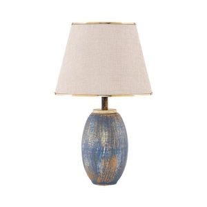 Stolní lampa RAMZES 1xE27/40W/230V krémová/modrá 687HMY2121 obraz