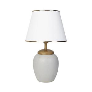 Stolní lampa RAMZES 1xE27/40W/230V bílá/šedá 687HMY2162 obraz