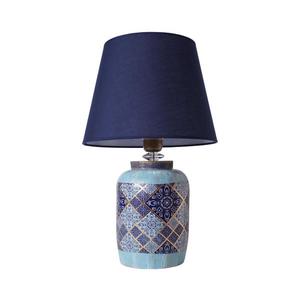 Stolní lampa RAMZES 1xE27/40W/230V modrá 687HMY2215 obraz