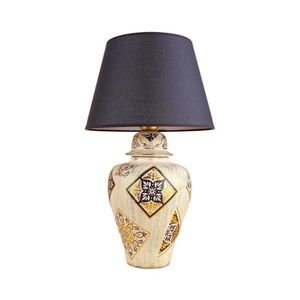 Stolní lampa RAMZES 1xE27/40W/230V modrá/béžová 687HMY2370 obraz