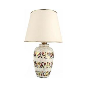 Stolní lampa RAMZES 1xE27/40W/230V krémová/zlatá 687HMY2378 obraz