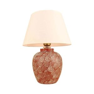 Stolní lampa RAMZES 1xE27/40W/230V krémová/červená 687HMY2380 obraz