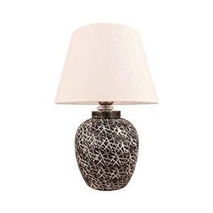 Stolní lampa RAMZES 1xE27/40W/230V bílá/černá 687HMY2381 obraz