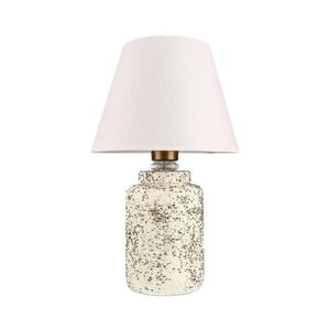 Stolní lampa RAMZES 1xE27/40W/230V bílá/béžová 687HMY2400 obraz