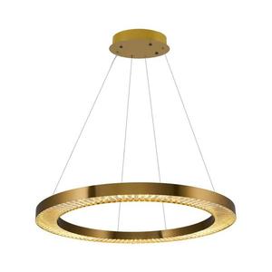 LED Lustr na lanku JESI LED/90W/230V 3000K pr. 100 cm bronzová 701CHD1382 obraz
