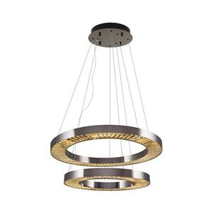 LED Lustr na lanku JESI LED/140W/230V 3000K pr. 100 cm stříbrná 701CHD1385 obraz