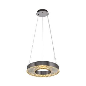 LED Lustr na lanku JESI LED/35W/230V 3000K pr. 40 cm stříbrná 701CHD1389 obraz
