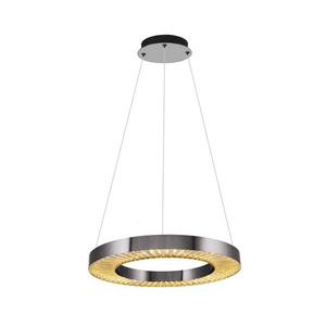 LED Lustr na lanku JESI LED/35W/230V 3000K pr. 60 cm stříbrná 701CHD1391 obraz