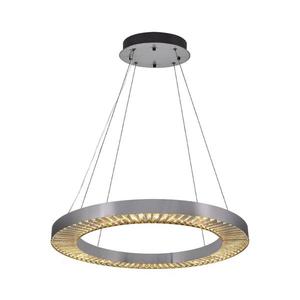 LED Lustr na lanku JESI LED/85W/230V 3000K pr. 80 cm stříbrná 701CHD1393 obraz