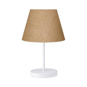 Stolní lampa AYD 1xE27/40W/230V hnědá/bílá 780SGN2547 obraz