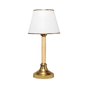 Stolní lampa AYD 1xE27/40W/230V bílá/zlatá 780SGN2561 obraz