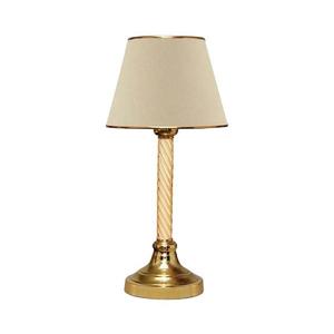 Stolní lampa AYD 1xE27/40W/230V béžová/zlatá 780SGN2562 obraz