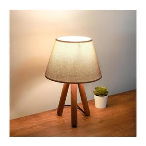 Stolní lampa AYD 1xE27/40W/230V hnědá/béžová 780SGN2566 obraz