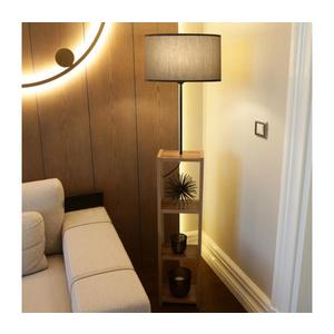 Stojací lampa AYD 1xE27/40W/230V hnědá/šedá 780SGN2612 obraz