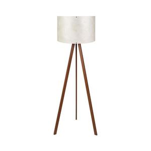 Stojací lampa AYD 1xE27/40W/230V bílá/hnědá 780SGN3436 obraz