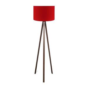 Stojací lampa AYD 1xE27/40W/230V hnědá/červená 780SGN3478 obraz