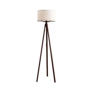 Stojací lampa AYD 1xE27/40W/230V hnědá/bílá 780SGN3504 obraz