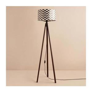 Stojací lampa AYD 1xE27/40W/230V hnědá/černá/bílá 780SGN3510 obraz