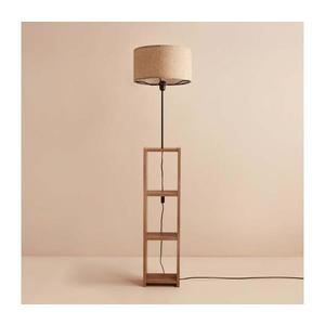 Stojací lampa AYD 1xE27/40W/230V hnědá/béžová 780SGN3515 obraz