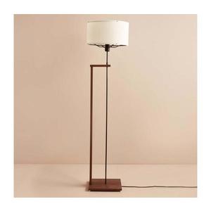 Stojací lampa AYD 1xE27/40W/230V hnědá/bílá 780SGN3522 obraz